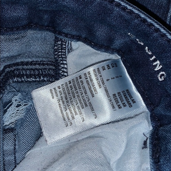 American eagle dark blue ripped jeans - Picture 8 of 8